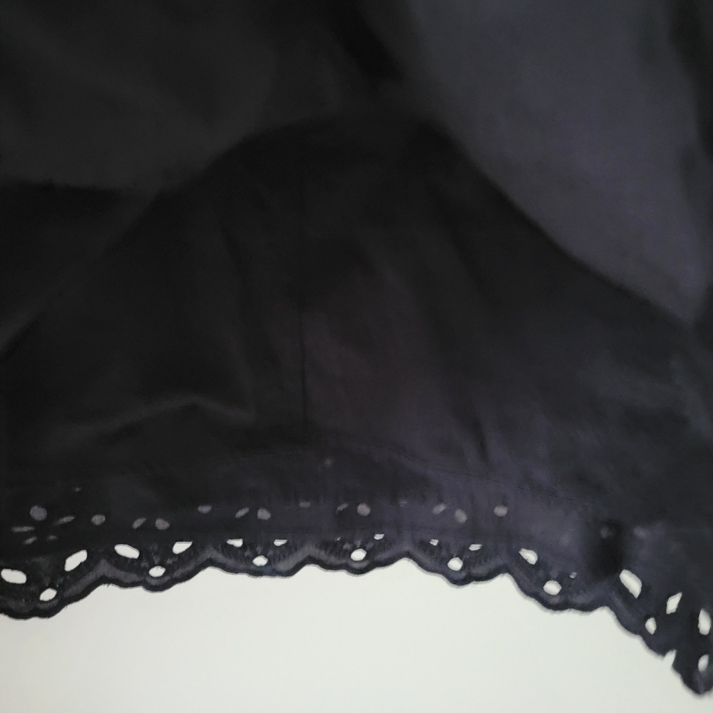 Leaving Closet Soon! Talbots Eyelet Lace Pencil Skirt Black Size 2 C0070 - Picture 3 of 7